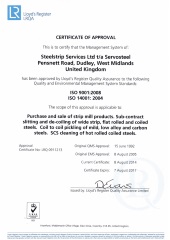 ISO 9001 & 14001 Certificate