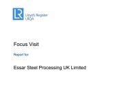 LRQA Focus Visit - January 2014